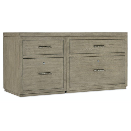 Hooker Furniture Linville Falls Credenza With Small File And Lateral File - 60"