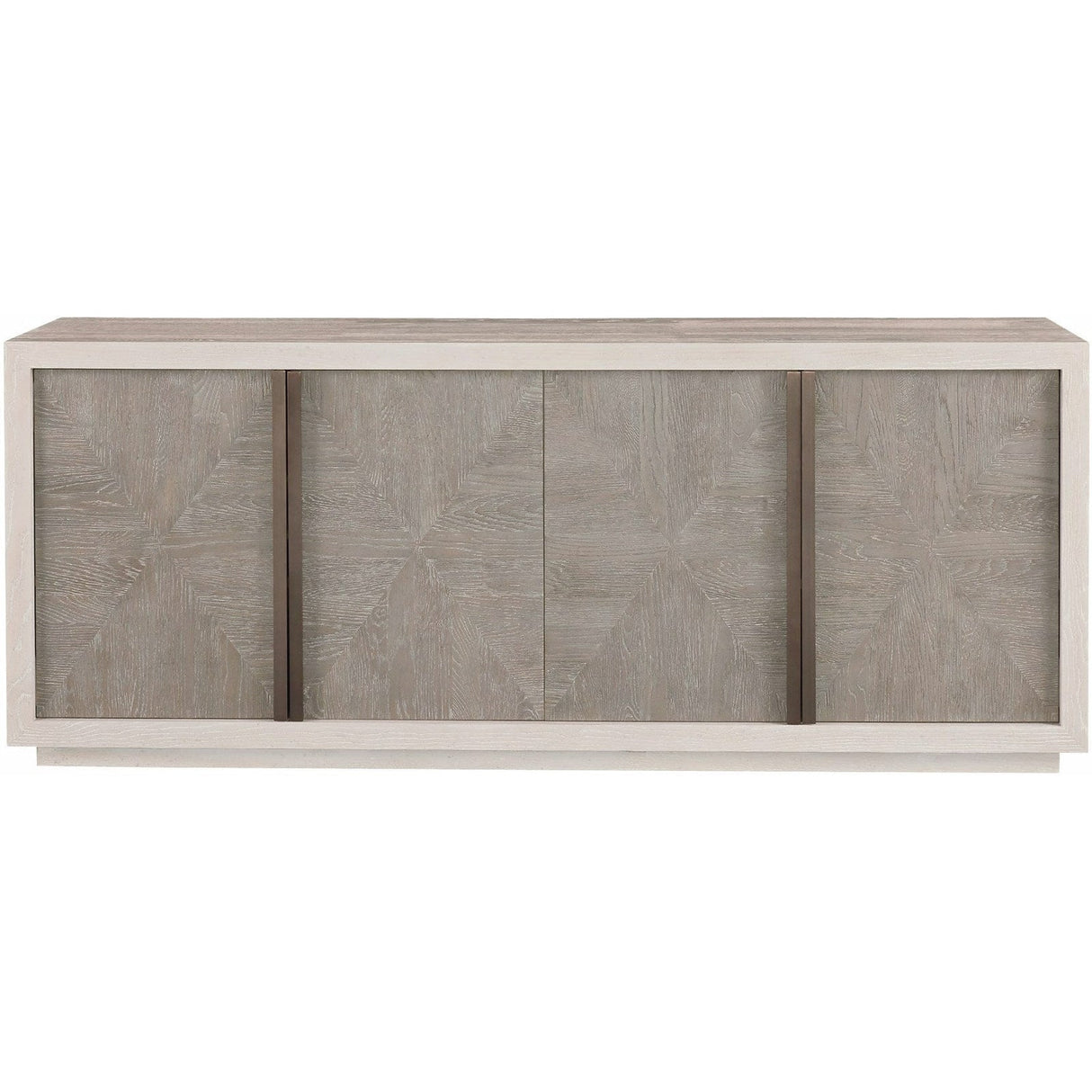 Brinkley Credenza Quartz and Flint Finish Modern Sideboard – Universal