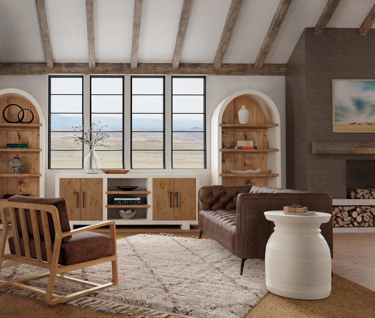 Big Sky Tahoe Urn Spot Table | Hooker | Home Elegance USA