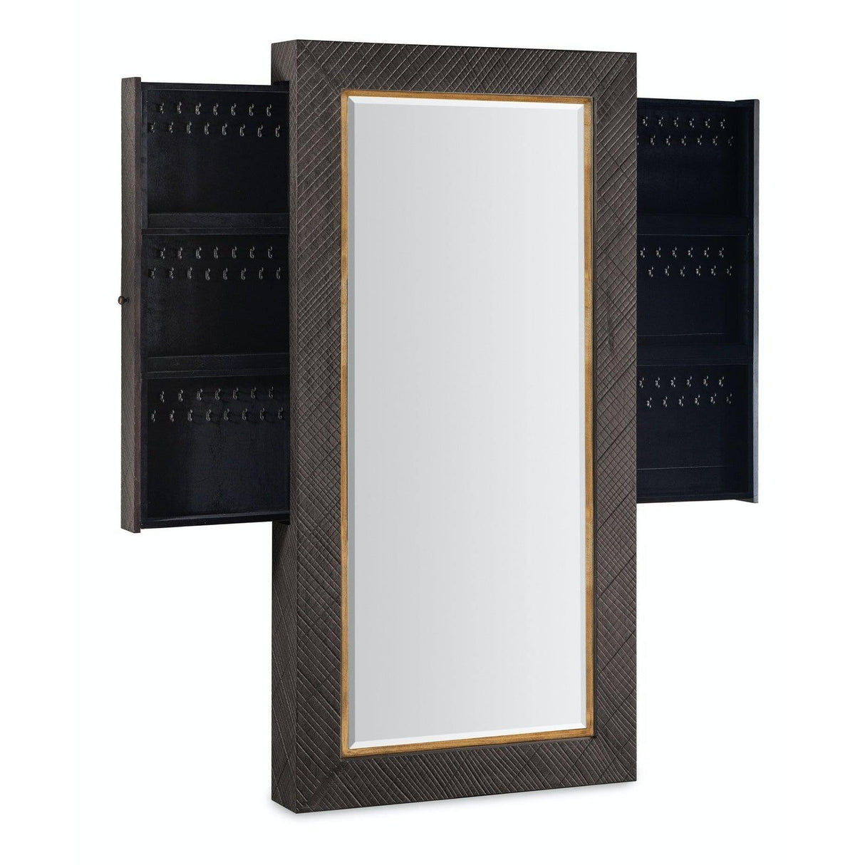 Big Sky Floor Mirror With Jewelry Storage | Hooker | Home Elegance USA