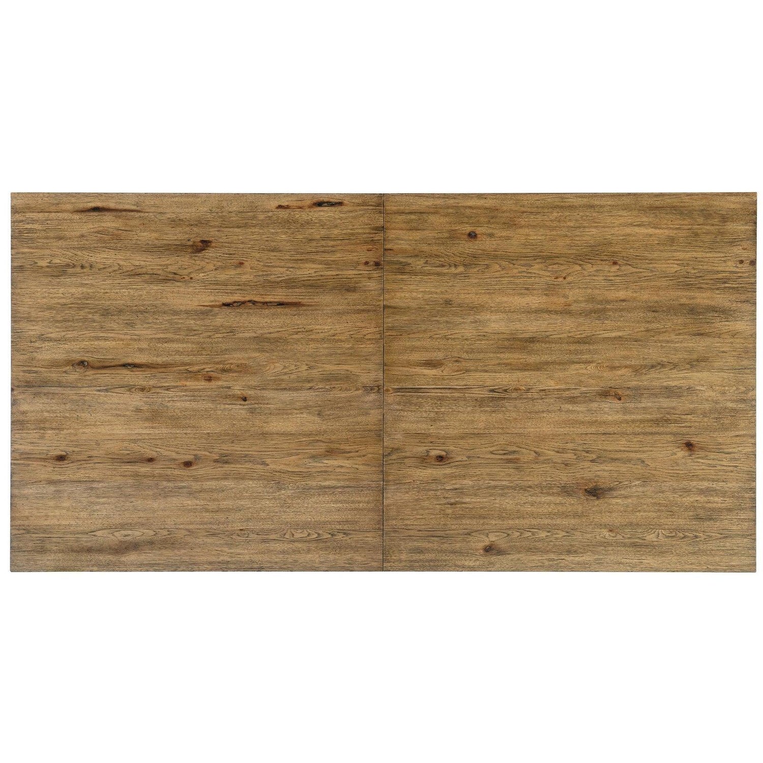Big Sky Leg Extendable Dining Table With 1 - 24 In Leaf | Hooker | Home Elegance USA