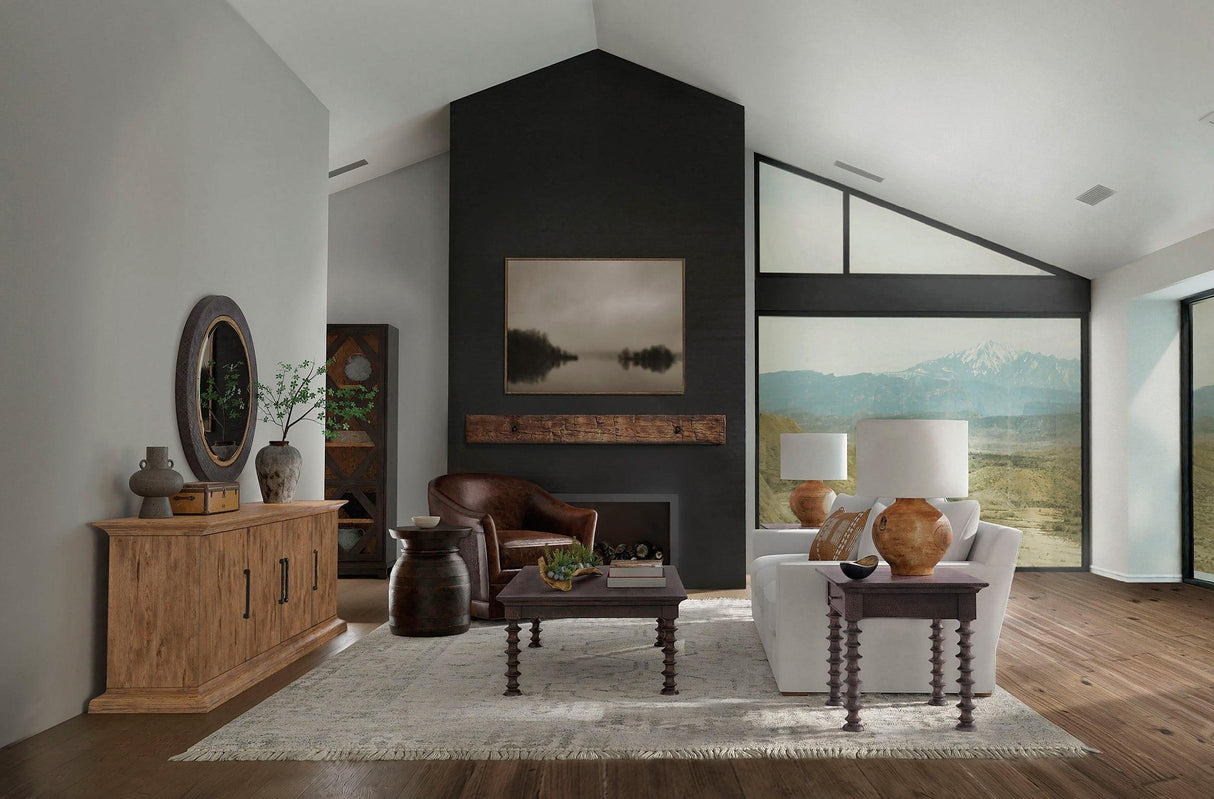 Big Sky Turned Leg Cocktail Table | Hooker | Home Elegance USA