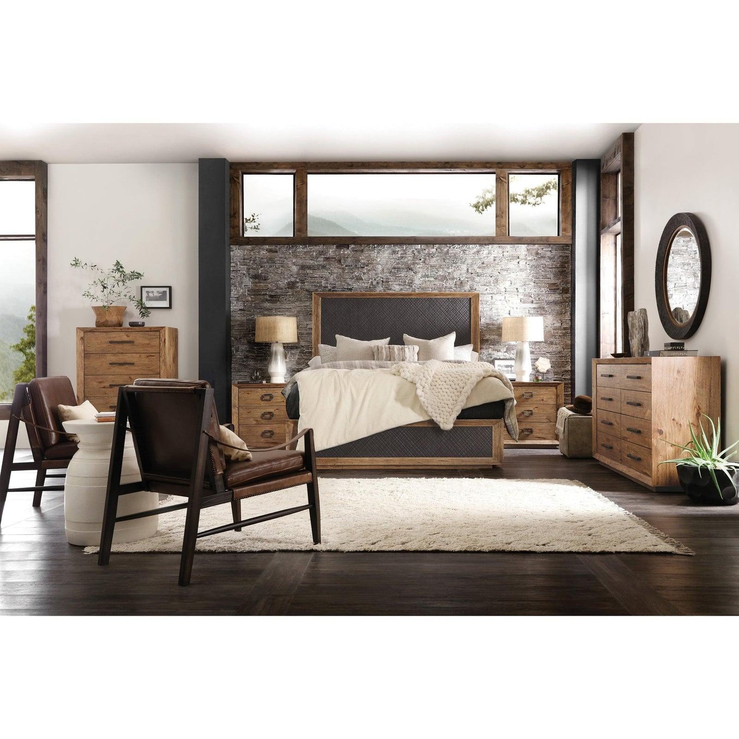 Big Sky Panel Bed | Hooker | Home Elegance USA
