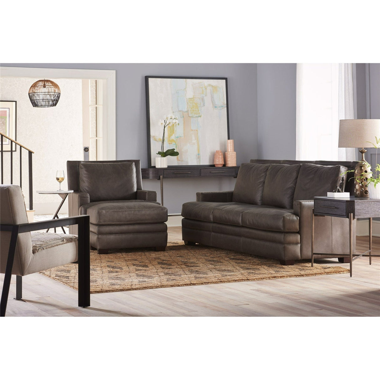 Curated Kipling Leather Sofa | Universal