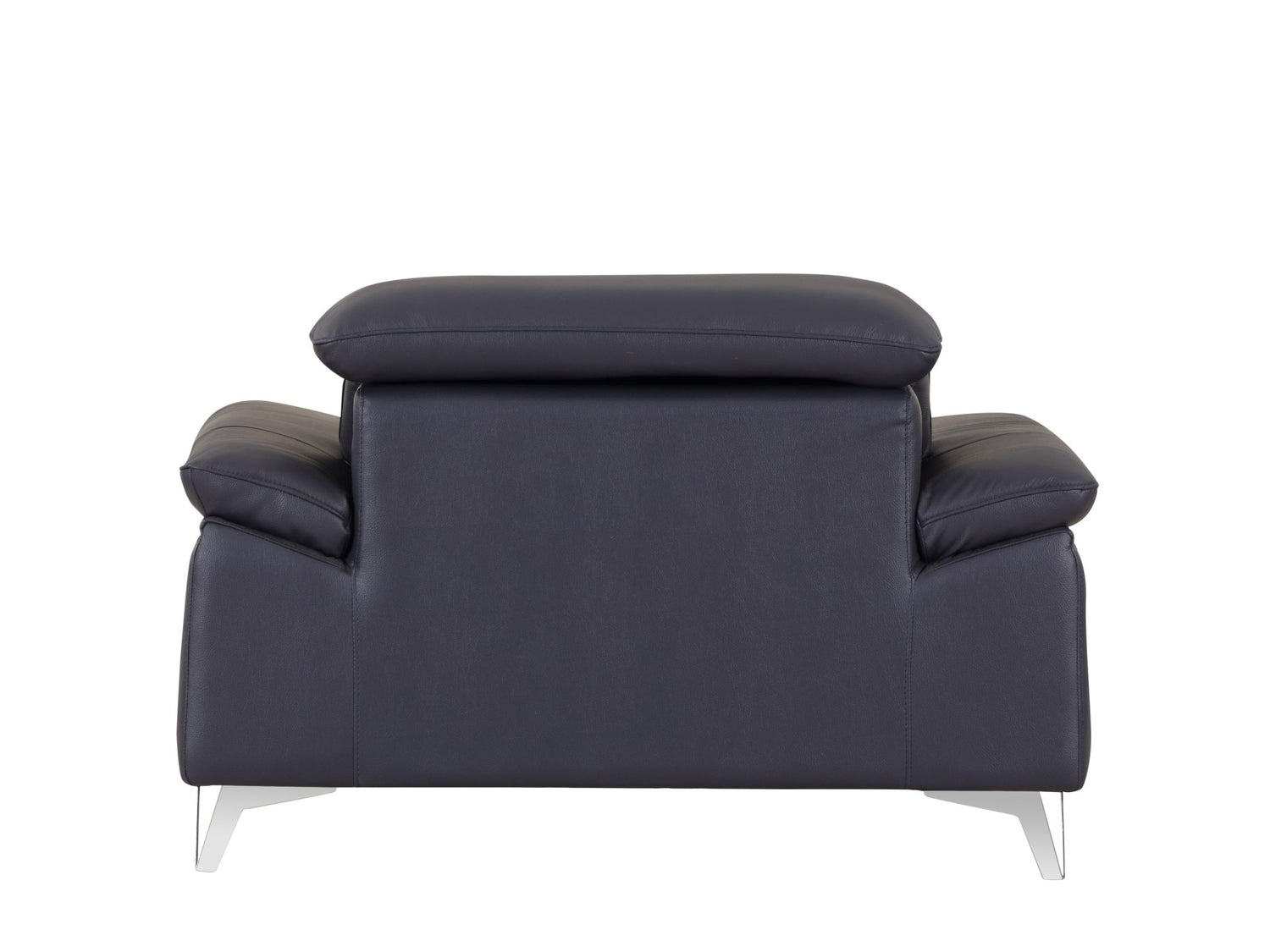 Global United Top Grain Italian Leather Chair - Home Elegance USA