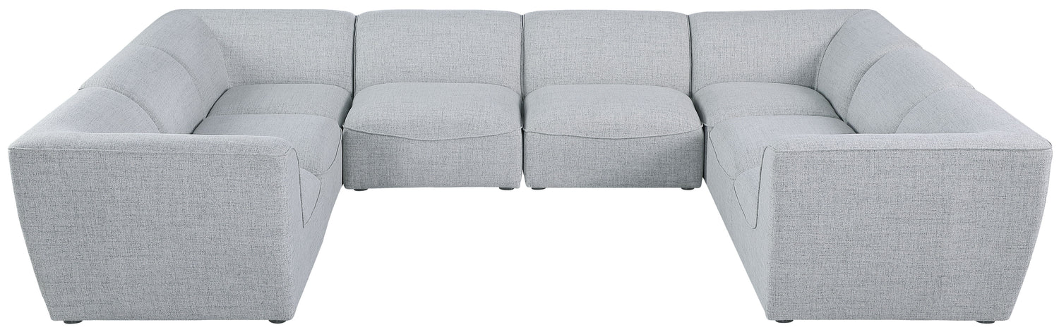 Miramar - Modular Sectional 8 Piece - Gray - Home Elegance USA