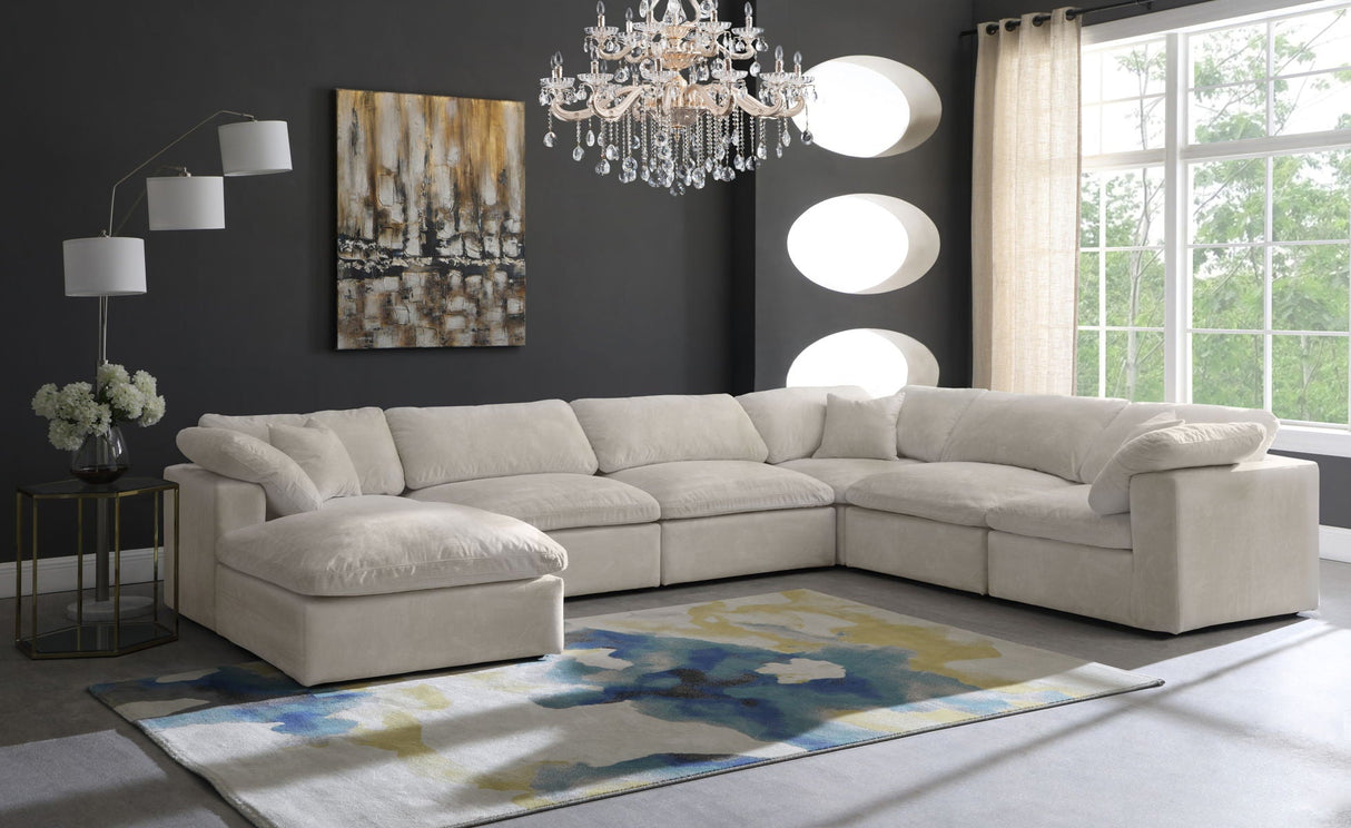 Cozy - Modular Sectional Cloud 7 Piece - Beige | Home Elegance USA