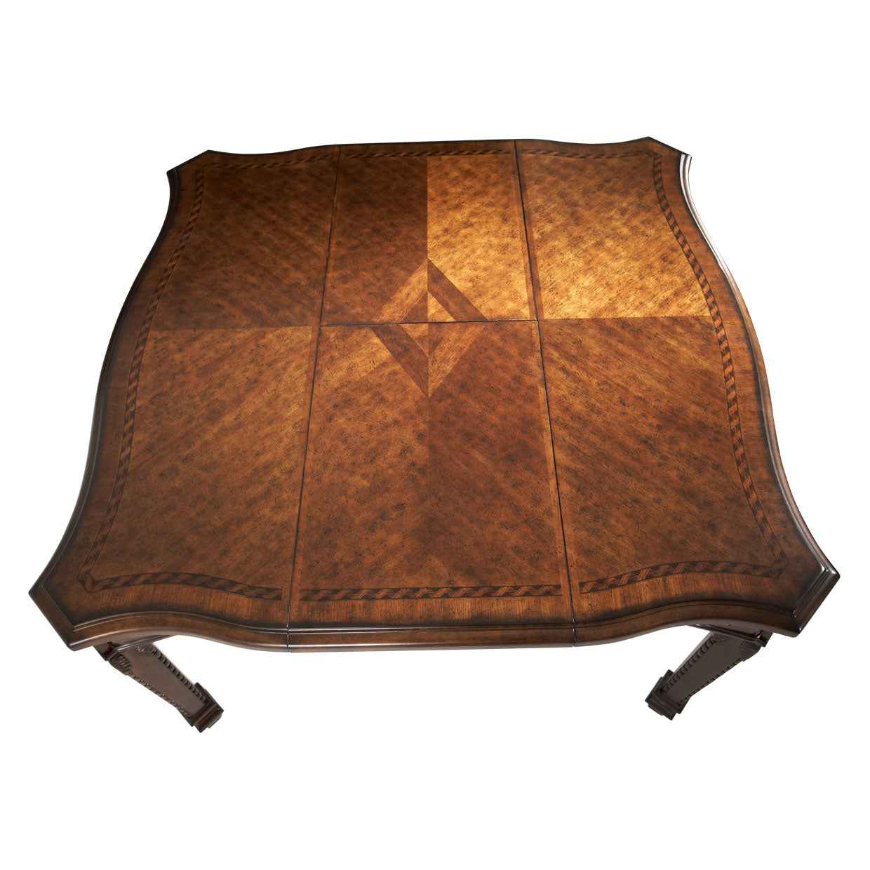 Aico Furniture - Windsor Court 5 Piece Gathering Table Set In Vintage Fruitwood - 70000-54-5Set