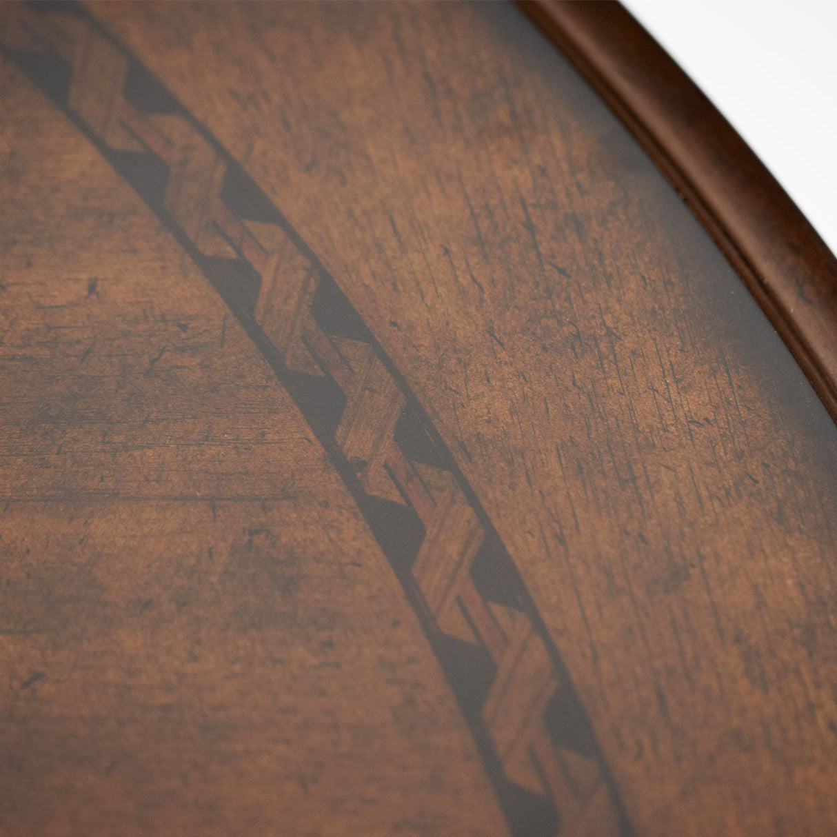 Windsor Court Round Dining Table in Vintage Fruitwood with Extension – AICO Furniture