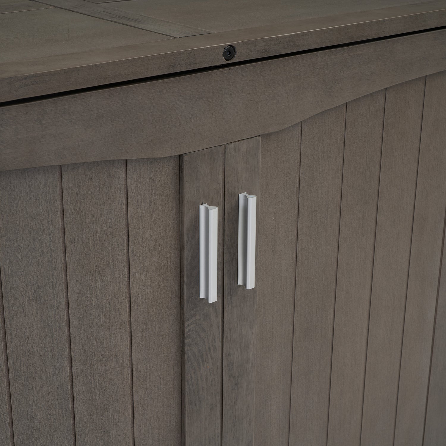 Queen Size Murphy Bed with Built-In Charging Station, Antique Grey(Expected Arrival Time: 8.9) - Home Elegance USA