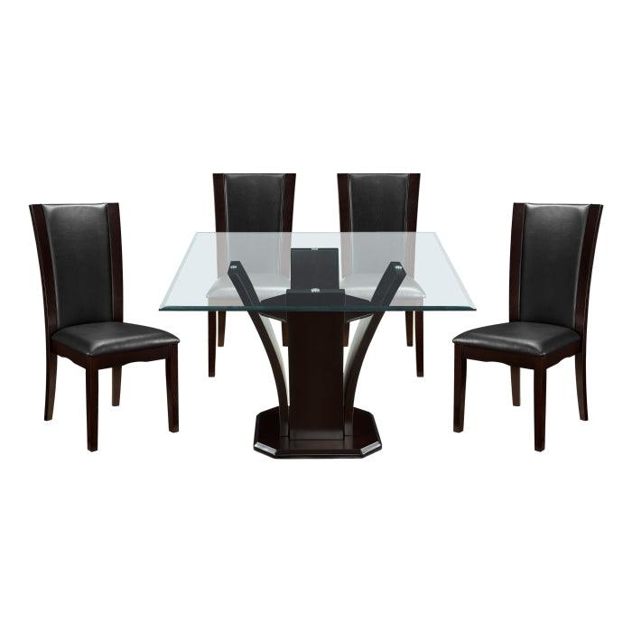 Daisy 5 Piece Dining Room Set In Espresso 710 - 54Sq*5 | Homelegance | Home Elegance USA