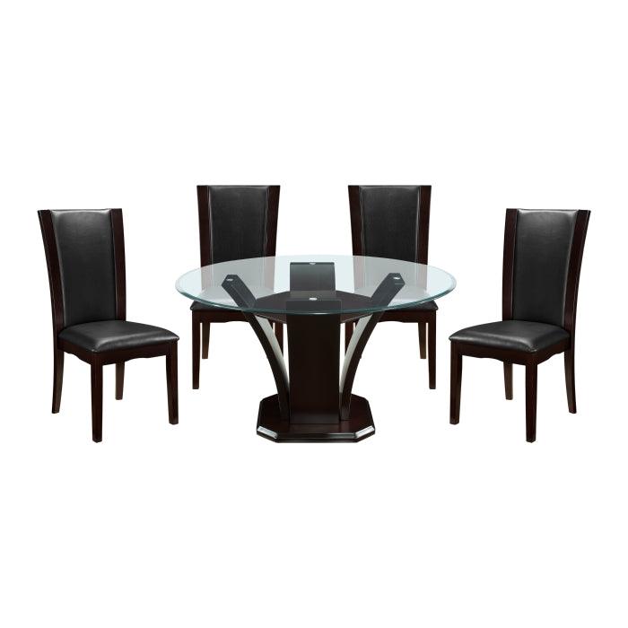 Daisy 5 Piece Dining Room Set In Espresso 710 - 54*5S | Homelegance | Home Elegance USA