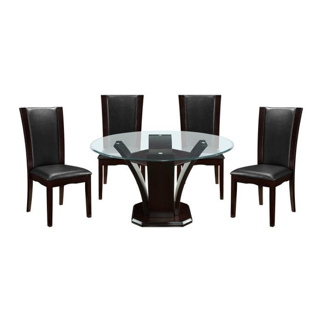 Daisy 5 Piece Dining Room Set In Espresso 710 - 54*5S | Homelegance | Home Elegance USA