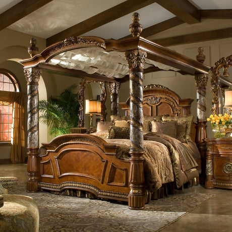 Michael Amini Villa Valencia Canopy Bed - Home Elegance USA