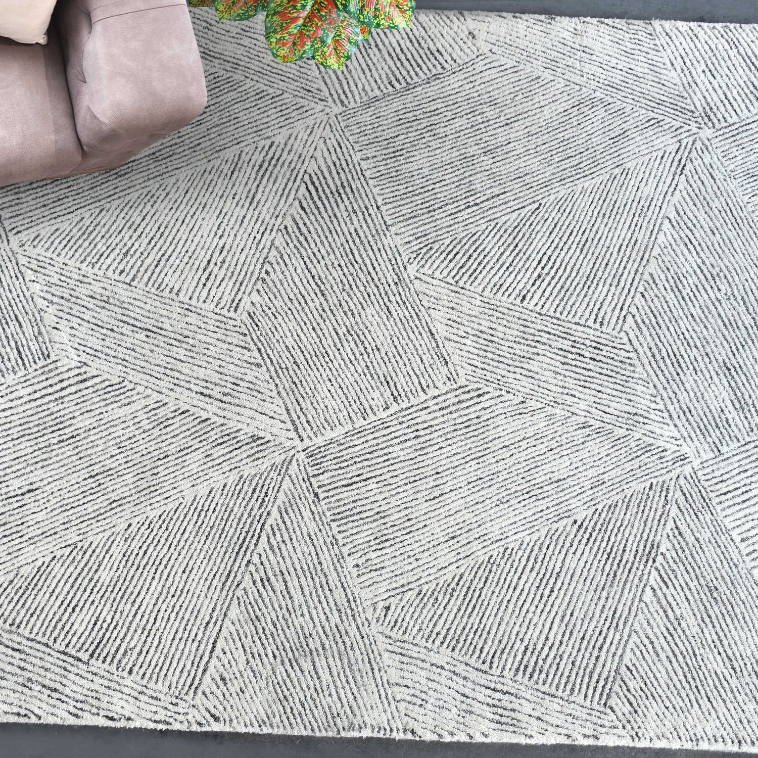 Uttermost Paonia Geometric Rug - Home Elegance USA