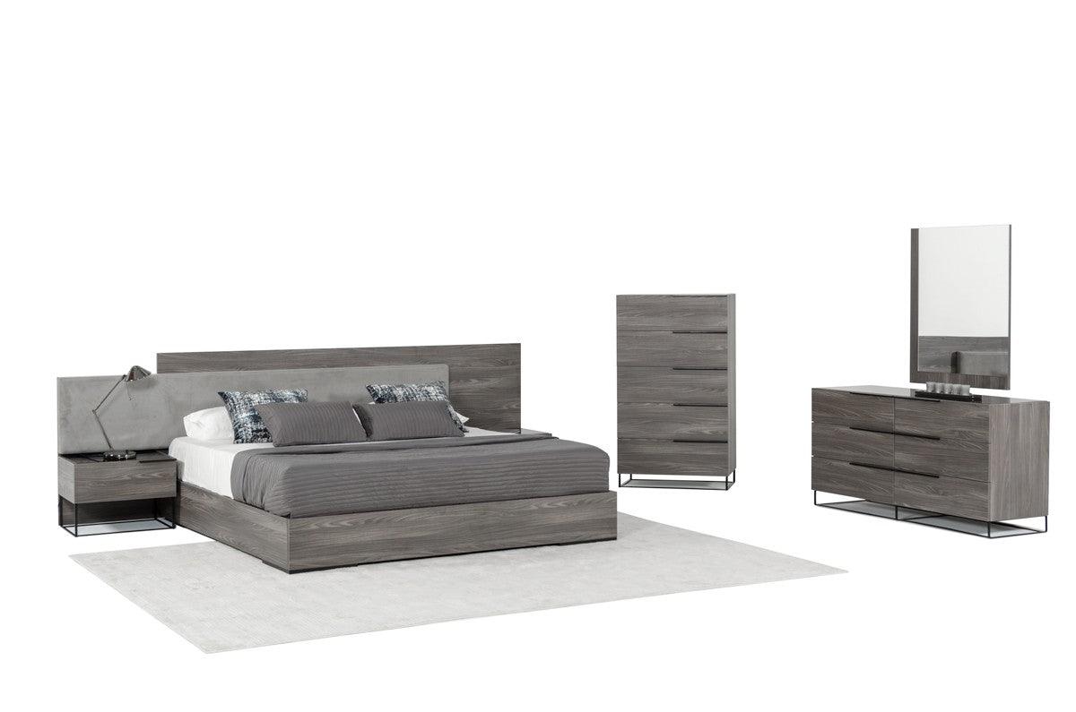 Vig Furniture - Nova Domus Enzo Italian Modern Grey Oak Chest - Vgacenzo-Chest