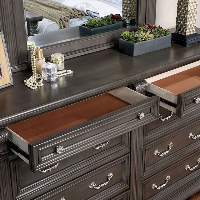 Furniture of America Esperia 8-Drawer Dresser CM7711GY-D - Home Elegance USA