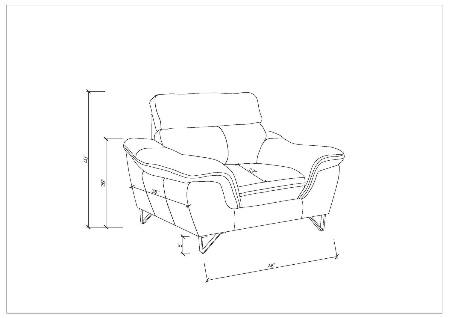 Genuine Leather Chair