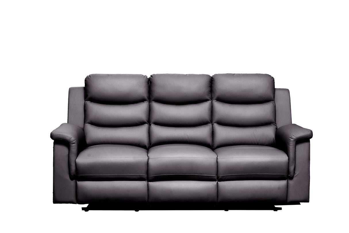 Reclining sofa with Middle Console Slipcover, Stretch 3 seat Reclining Sofa Covers (BLACK, 3 Seat Recliner Cover with Console) BLACK faux Leather Home Elegance USA