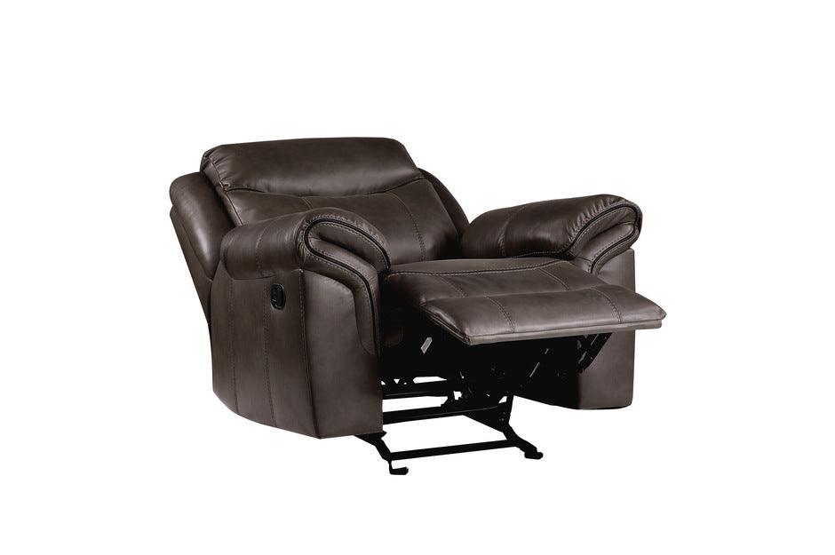 Aram 3 Piece Double Reclining Living Room Set 8206Brw - 3Set | Homelegance | Home Elegance USA