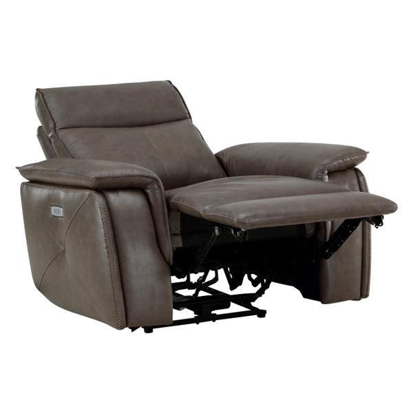 Homelegance - Moroni Power Reclining Chair With Power Headrest In Dark Brown - 8259Rfdb-1Pwh