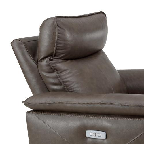Homelegance - Moroni Power Reclining Chair With Power Headrest In Dark Brown - 8259Rfdb-1Pwh