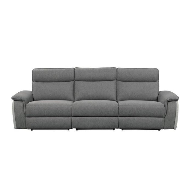 Homelegance - Maroni Power Double Reclining Sofa With Power Headrests In Gray - 8259Dg-3Pwh*
