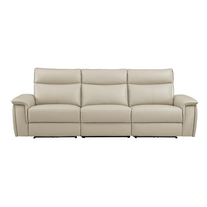 Homelegance - Moroni Power Double Reclining Sofa With Power Headrests In Taupe - 8259Rftp-3Pwh*