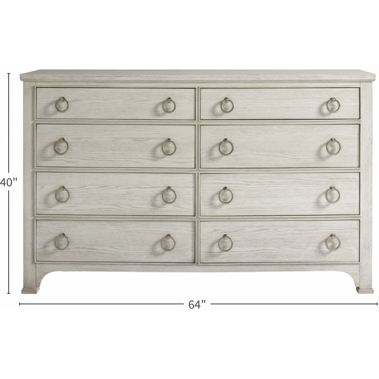 Escape Drawer Dresser Sandbar Finish with 8 Drawers | Universal