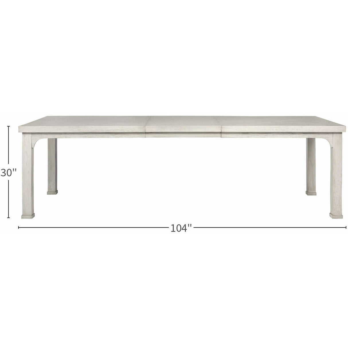 Homecoming Rectangular Dining Table Sandbar Finish with Leaf – Universal