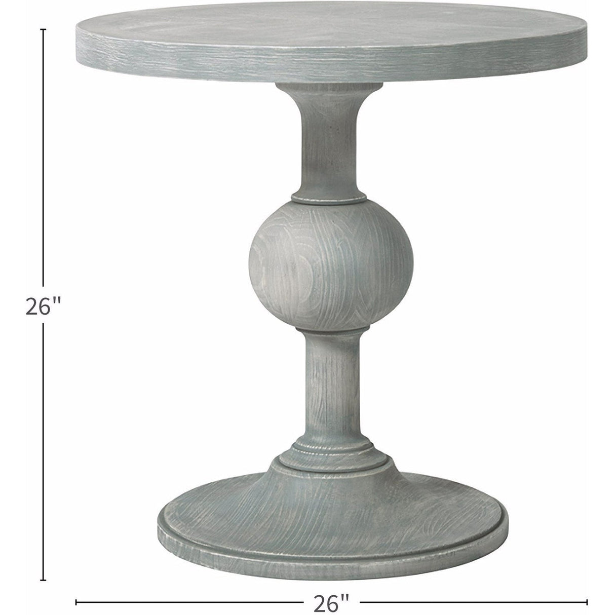 Coastal Living Round Pedestal End Table | Universal