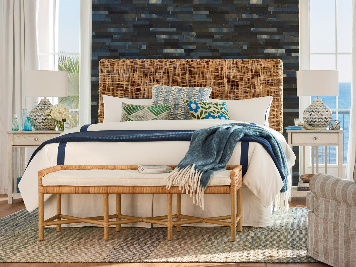 Coastal Living Bedside Table With Stone Top | Universal