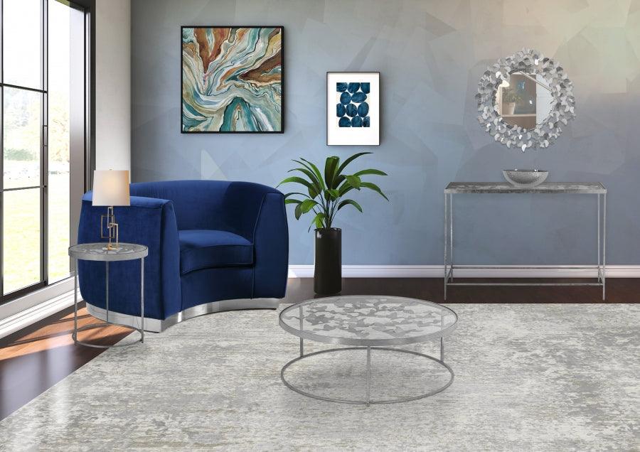 Butterfly Coffee Table In Silver - 471 - C | Meridian | Home Elegance USA