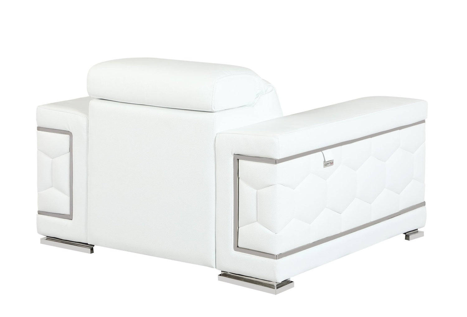 Top Grain Italian Leather Chair - Home Elegance USA