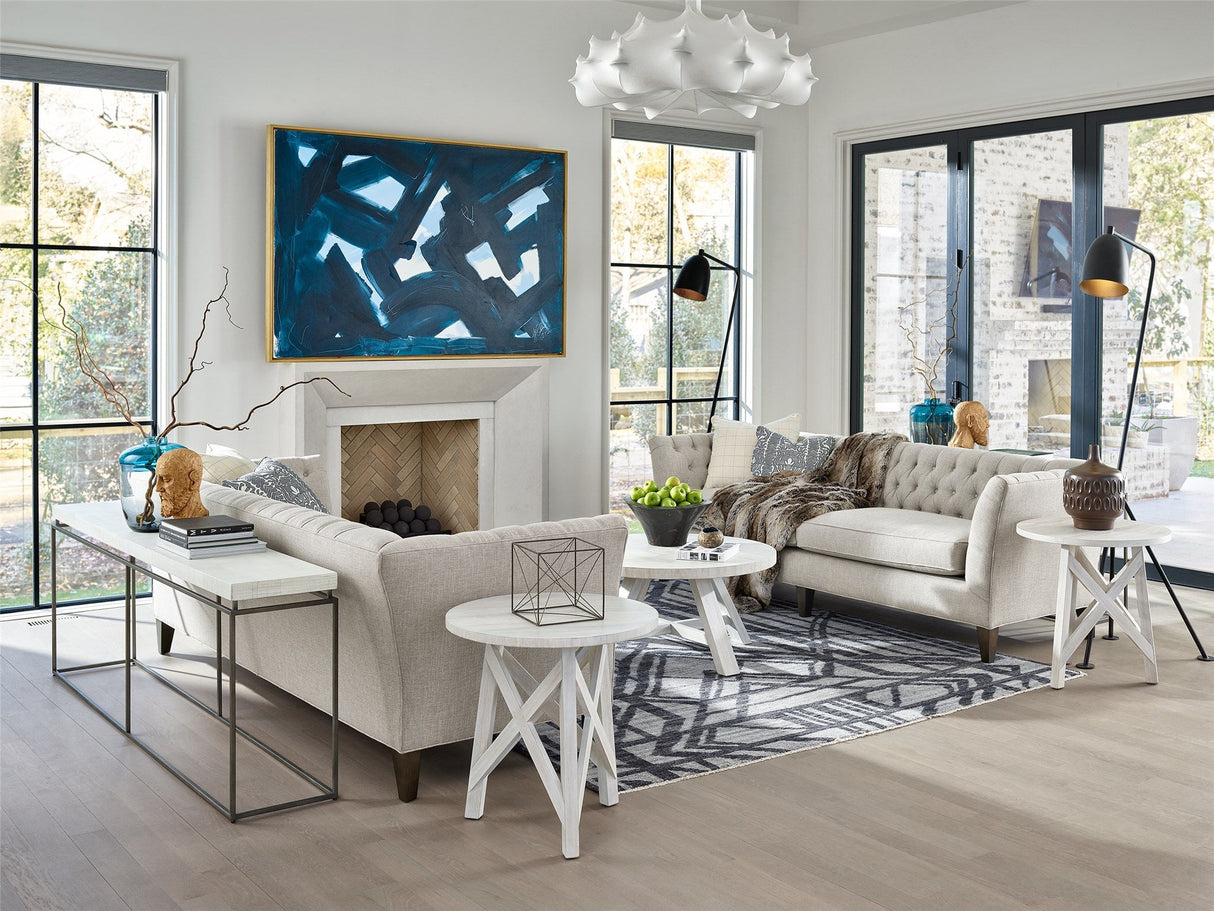 Modern Farmhouse Round Cocktail Table | Universal