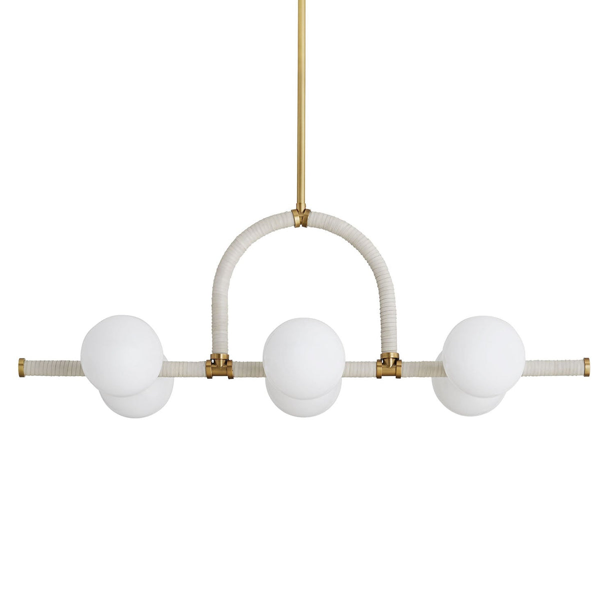 Arteriors Harrison Cream Linear Chandelier | Arteriors | Home Elegance USA