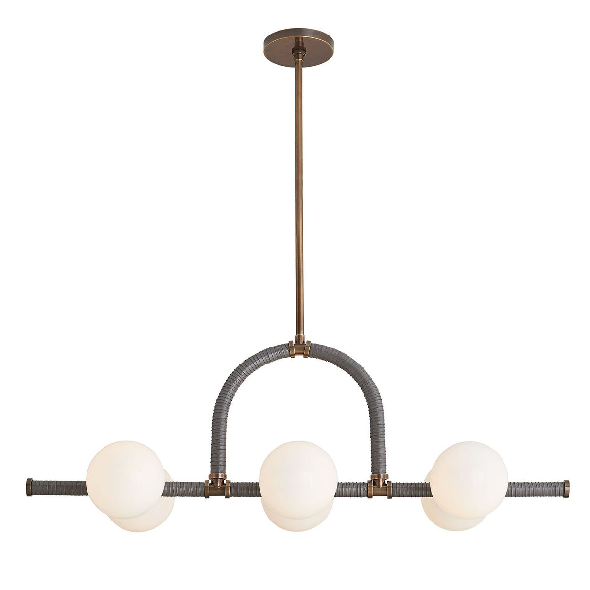 Arteriors Harrison Graphite Linear Chandelier | Arteriors | Home Elegance USA