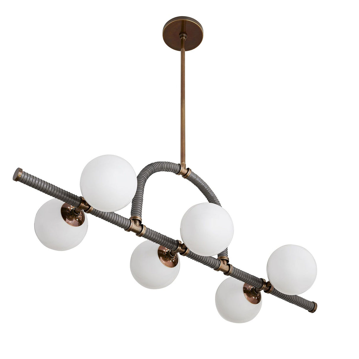 Arteriors Harrison Graphite Linear Chandelier | Arteriors | Home Elegance USA