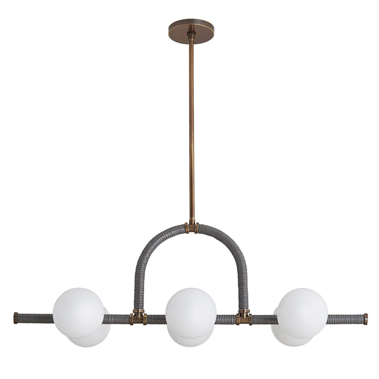Arteriors Harrison Graphite Linear Chandelier | Arteriors | Home Elegance USA