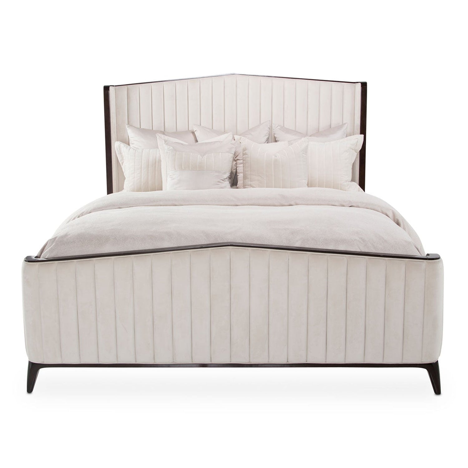 Michael Amini Paris Chic Tufted Panel Bed - Home Elegance USA