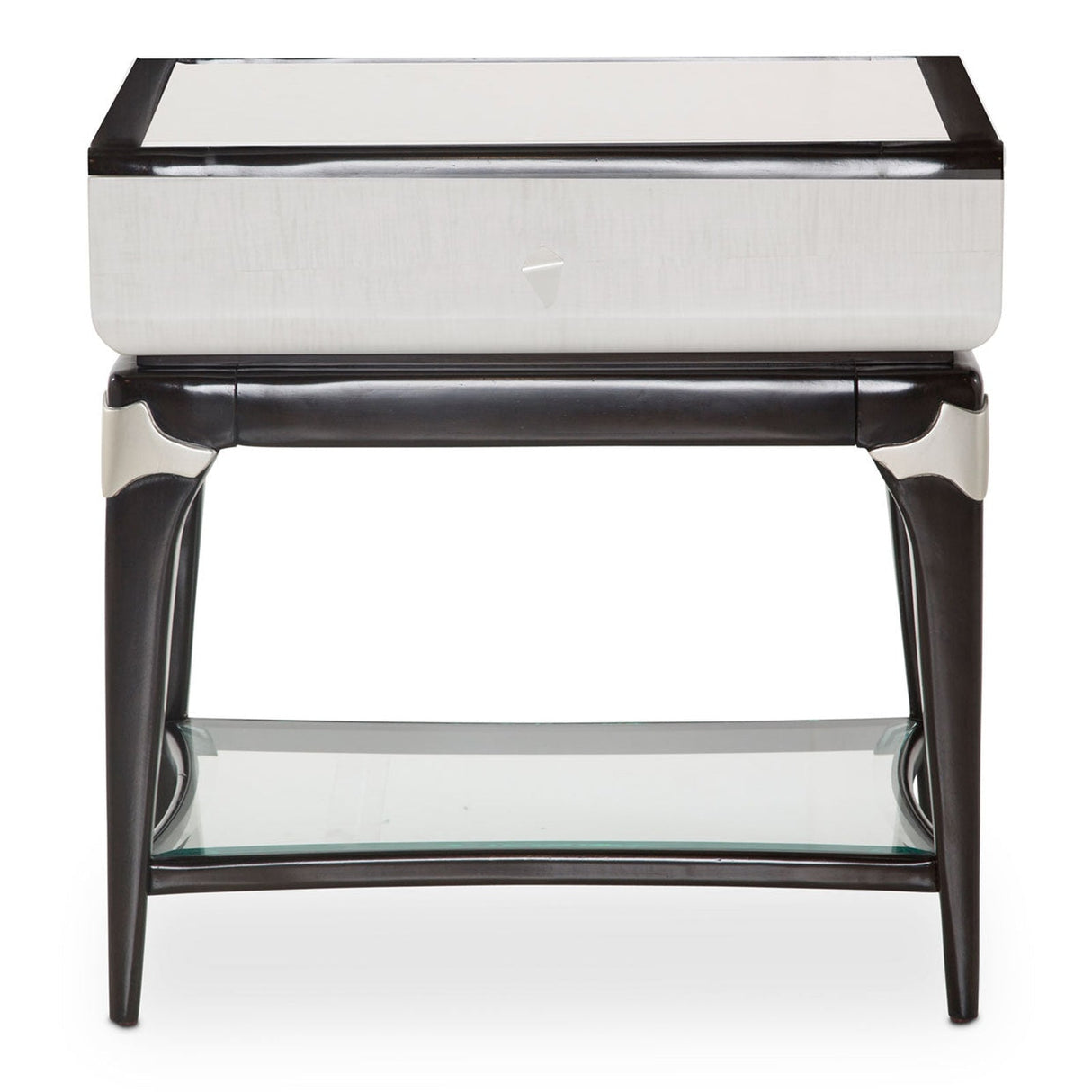 Michael Amini Paris Chic Rectangular End Table - Home Elegance USA