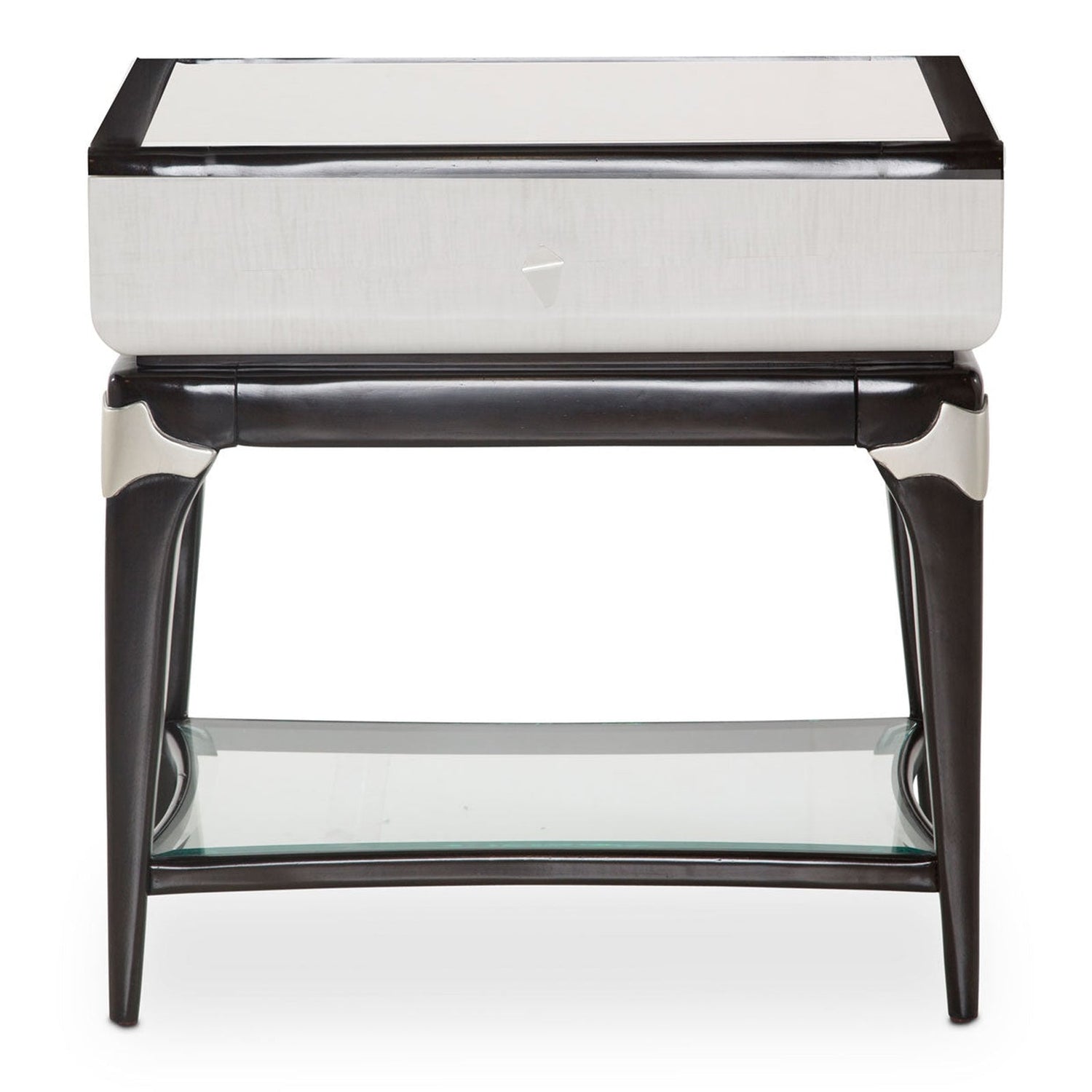 Michael Amini Paris Chic Rectangular End Table - Home Elegance USA