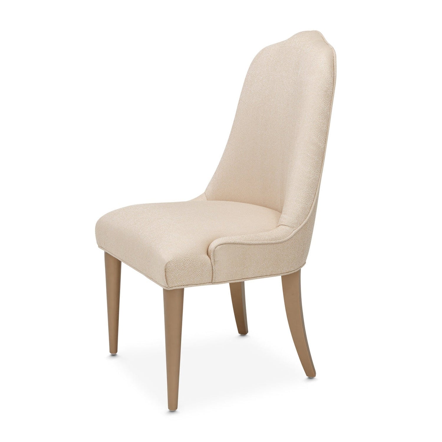 Michael Amini Malibu Crest Crotch Mahogany Side Chair - Set Of 2 - Home Elegance USA
