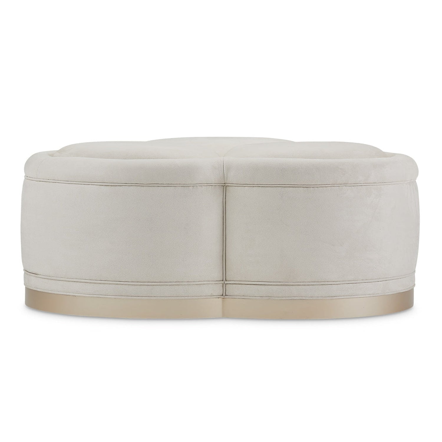 Michael Amini Malibu Crest Cocktail Ottoman - Home Elegance USA