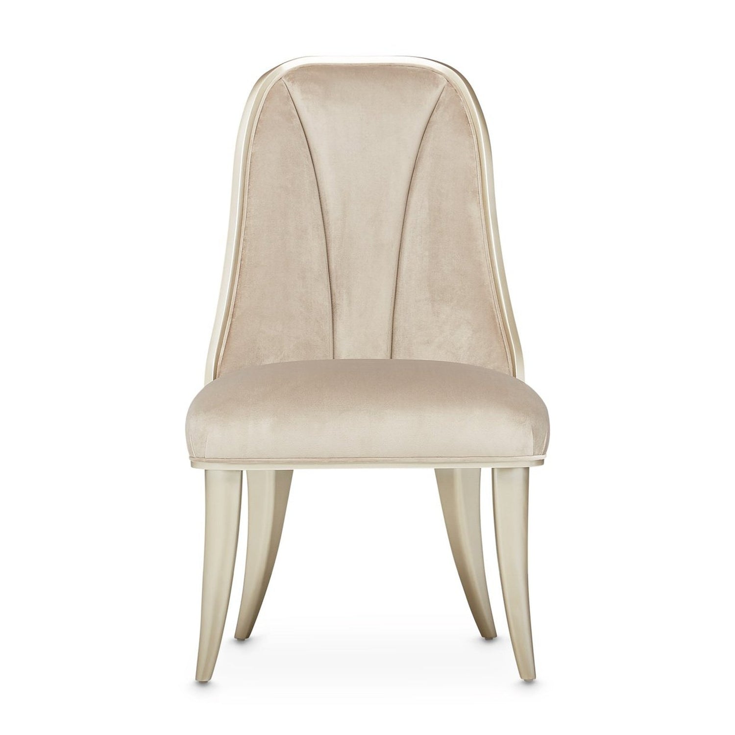 Michael Amini Villa Cherie Hazelnut Dining Side Chair - Set Of 2 - Home Elegance USA