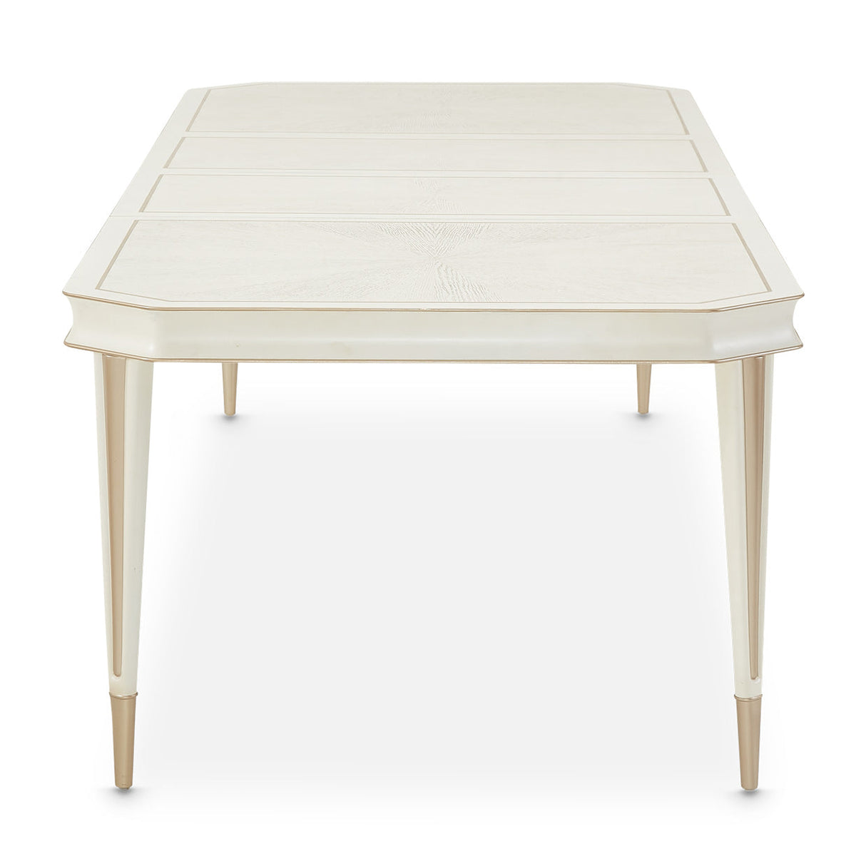 Aico Furniture - La Rachelle Rectangular Dining Table In Medium Champagne - 9034000-136