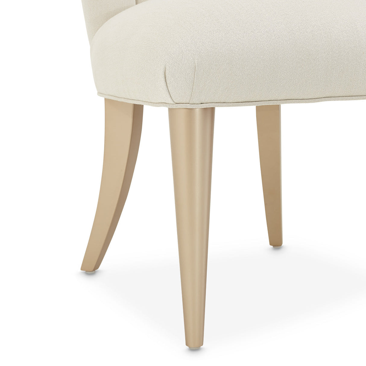 Aico Furniture - La Rachelle 5 Piece Round Dining Table Set In Medium Champagne - 9034001Rnd-136-5Set