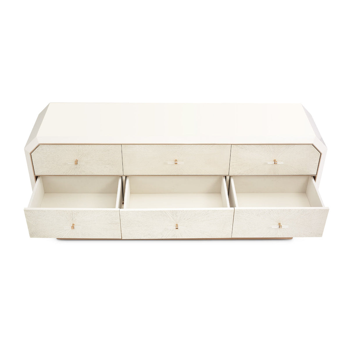 Aico Furniture - La Rachelle 5 Piece Queen Bedroom Set In Medium Champagne - 9034000Qn-136-5Set