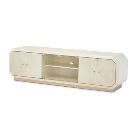 Aico Furniture - La Rachelle Media Cabinet In Medium Champagne - 9034081-136