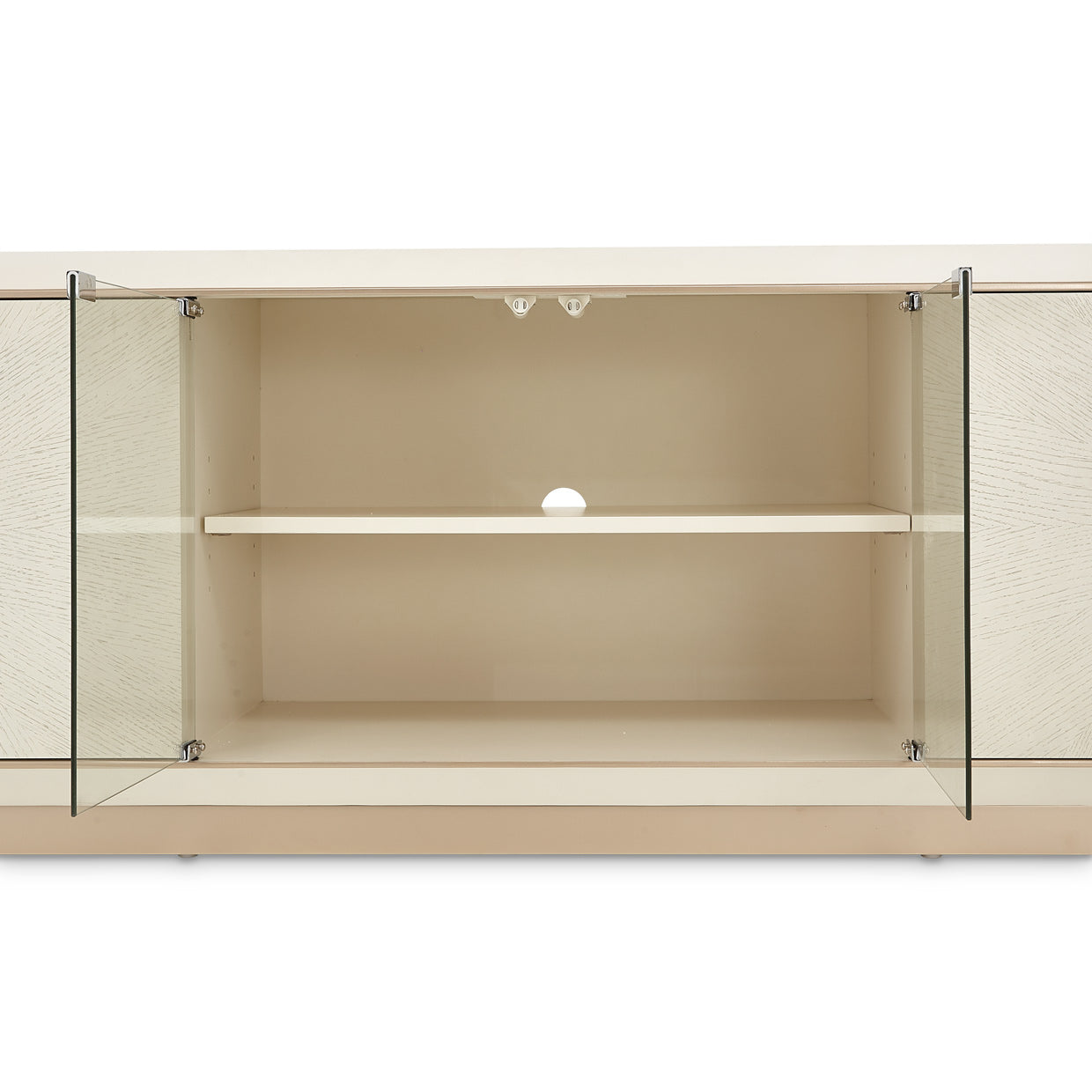 Aico Furniture - La Rachelle Media Cabinet In Medium Champagne - 9034081-136